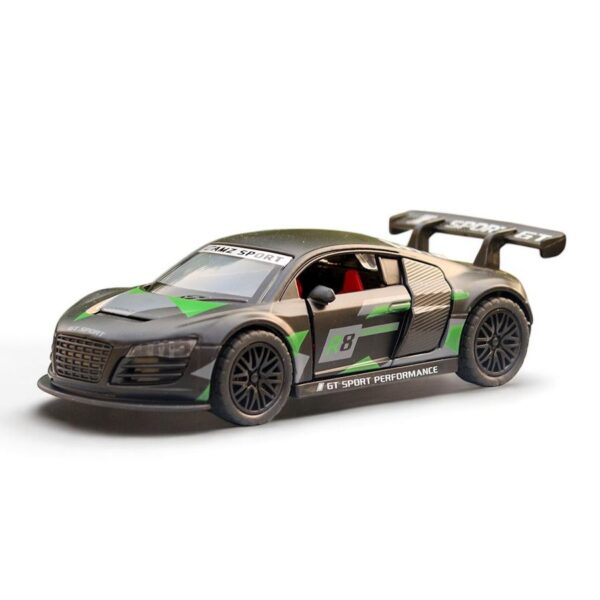 1:36 Scale Audi R8 Green /Black