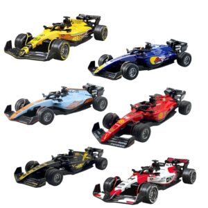 1/64 2.4G Mini RC Car F1 Formula Racing Alloy Shell Three Speed Support App Remote Control LED Light Highly Simulated Classic Desktop Vehicles Models