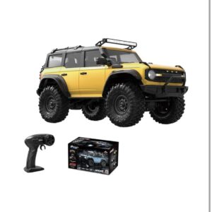 1/16 Scale Offroads RC Crawler, Remote RC Bronco Vehicle Models, Model Crawler Remote Control Truck with LED Roof Light, for Adults Hobby